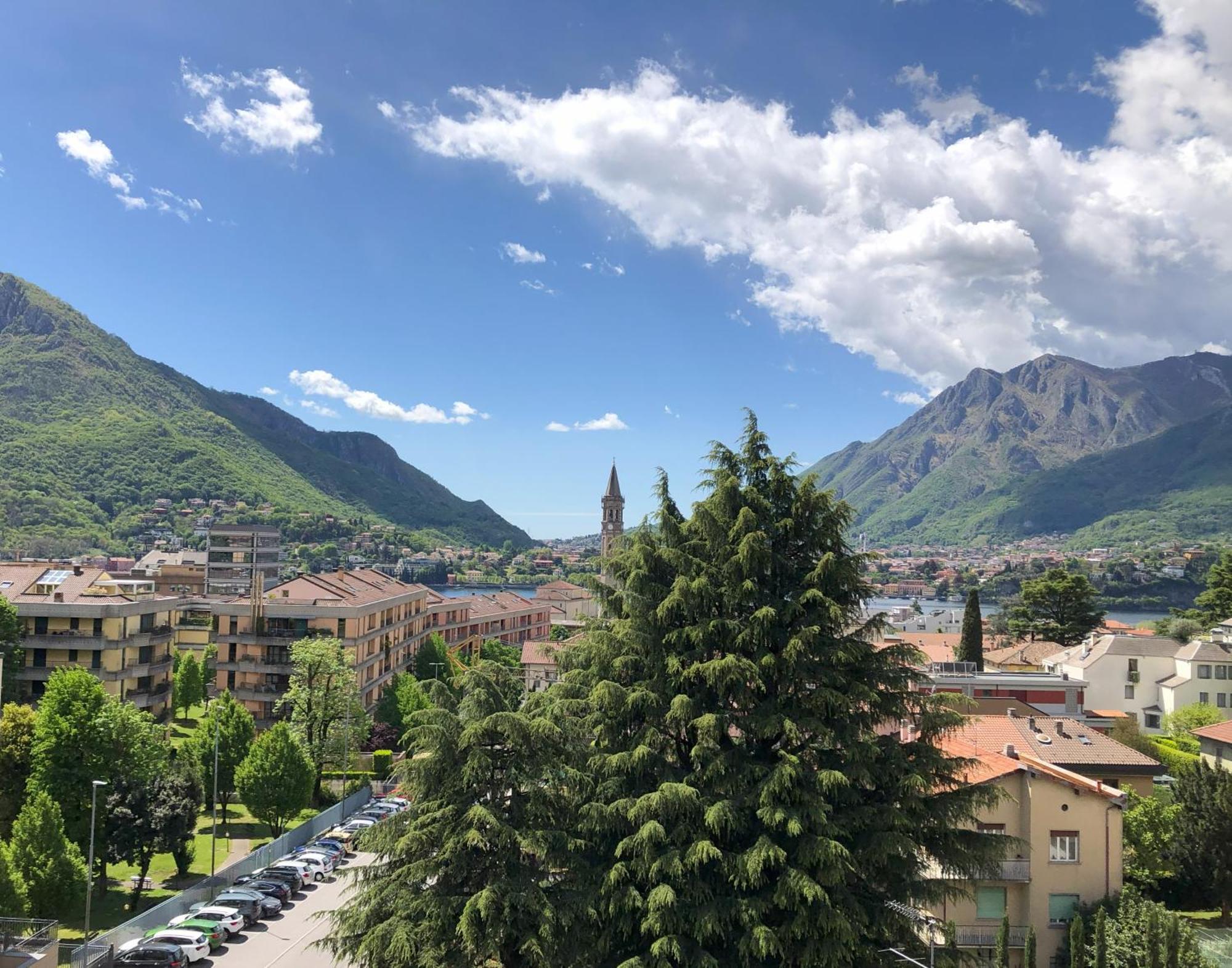 Bright Penthouse Close To Center With Terrace And Lake View Lecco Exterior photo